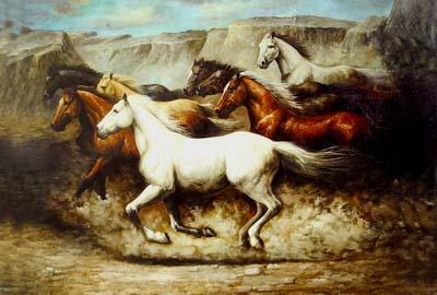 unknow artist Horses 020 oil painting image